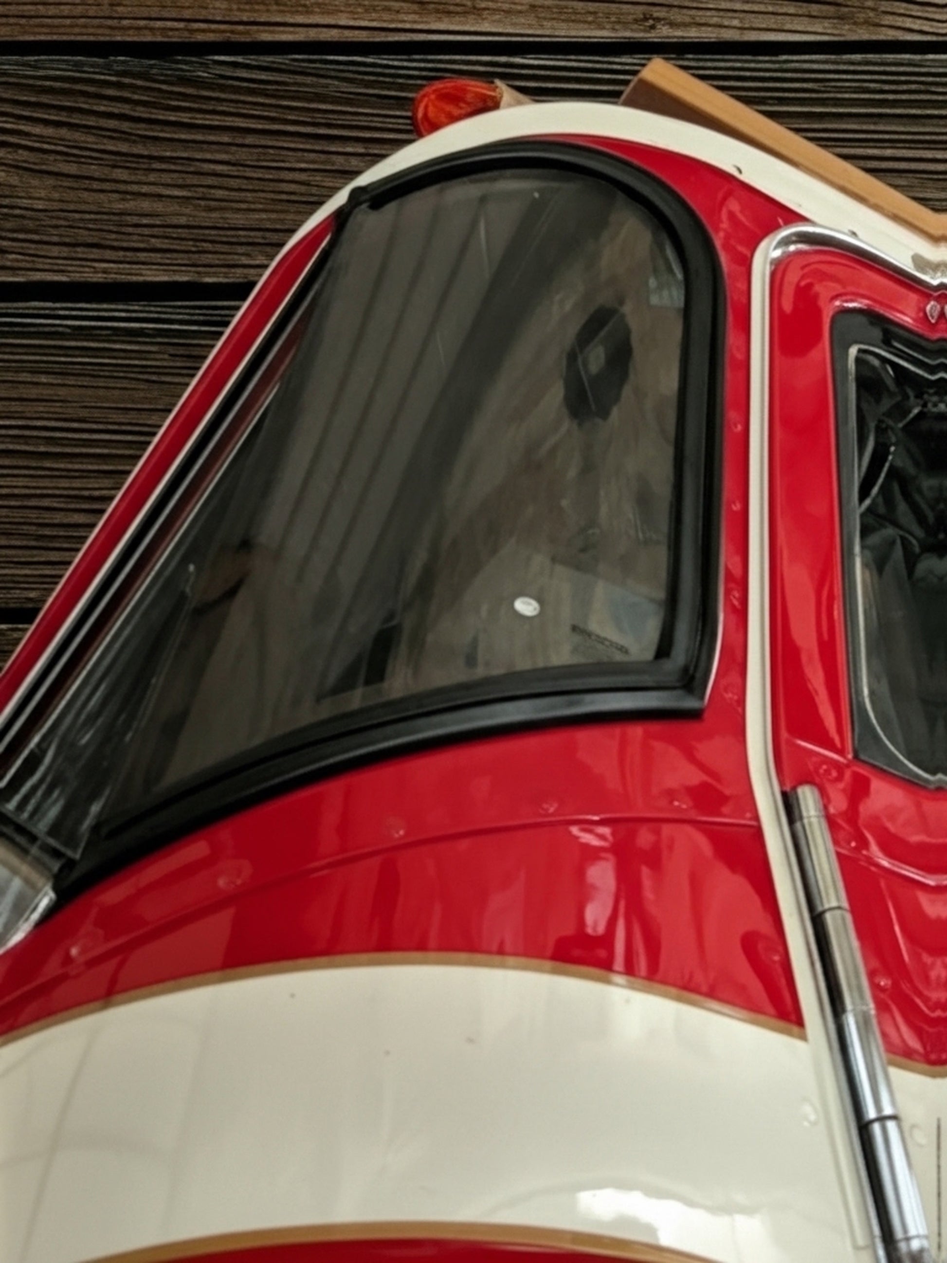 Rare OEM Peterbilt Curved Corner Windshield Glass – Brand New