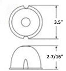 Regular Green Glass Lens - (3.5 Inch Light)
